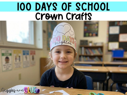 100 Days of School Crown Crafts